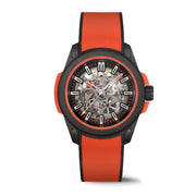 NORQAIN Independence Wild One Skeleton Coral Red 42 mm Automatic Watch